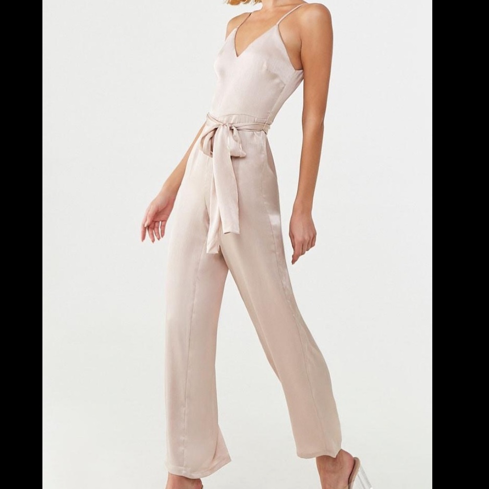 Forever 21 Satin Jumpsuit. Size M.